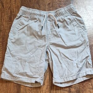 Cat & Jack Light Gray Elastic Waist Shorts Boy's SZ 6/7